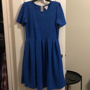 Lularoe size XL blue Amelia dress